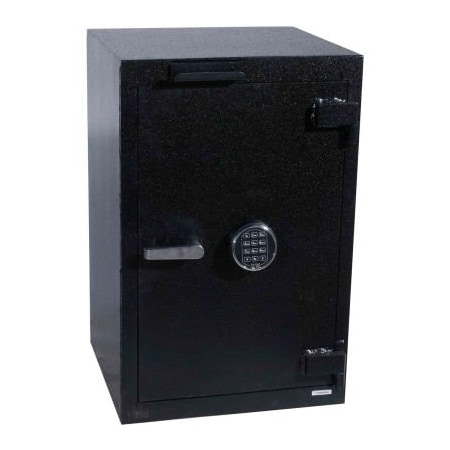 Fire King Security Products Cennox Drop Drawer Safe B3018WD-FK1SG40 20-1/2"W x 18-3/4"D x 30-1/2"H Electronic Lock Black B3018WD-FK1SG40